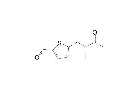 5-(2-iodanyl-3-oxidanylidene-butyl)thiophene-2-carbaldehyde