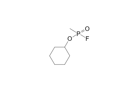 CYCLOHEXYL-METHYLPHOSPHONOFLUORIDATE