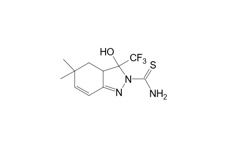 5,5-dimethyl-3-hydroxy-3,3a,4,5-tetrahydrothio-3-(trifluoromethyl)-2H-indazole-2-carboxamide