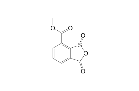 Methyl 1,3-dioxo-3H-2,1.lambda.*4-benzoxathiol-7-carboxylic acid ester