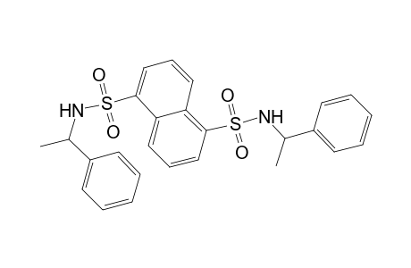 1-N,5-N-bis(1-phenylethyl)naphthalene-1,5-disulfonamide