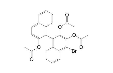 4-Bromo-2,3,2'-trihydroxy-1,1'-binaphthyl triacetate