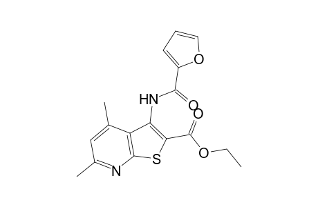 3-(2-furoylamino)-4,6-dimethyl-thieno[2,3-b]pyridine-2-carboxylic acid ethyl ester