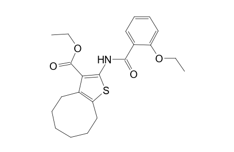 Ethyl 2-[(2-ethoxybenzoyl)amino]-4,5,6,7,8,9-hexahydrocycloocta[B]thiophene-3-carboxylate