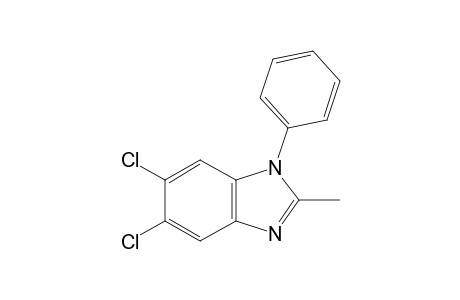 5,6-dichloro-2-methyl-1-phenylbenzimidazole