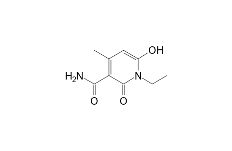 1-Ethyl-3-carbamoyl-4-methyl-6-hydroxy-pyrid-2-one