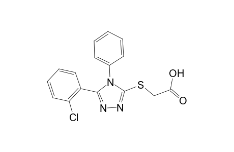 {[5-(2-chlorophenyl)-4-phenyl-4H-1,2,4-triazol-3-yl]sulfanyl}acetic acid