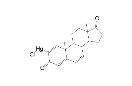 Mercury, chloro(3,17-dioxoandrosta-1,4,6-trien-2-yl)-