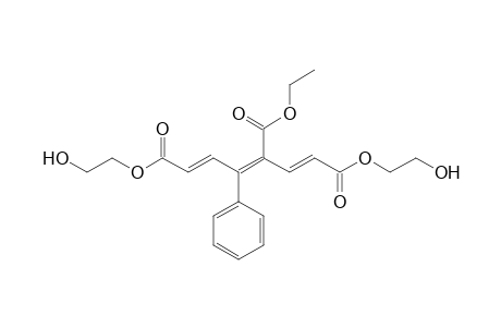 (1E,3E,5E)-3-ethyl 1,6-bis(2-hydroxyethyl) 4-phenylhexa-1,3,5-triene-1,3,6-tricarboxylate