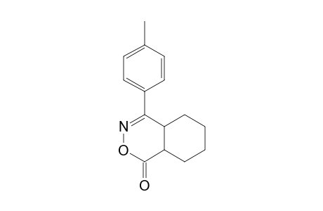4-(4-methylphenyl)-4a,5,6,7,8,8a-hexahydro-2,3-benzoxazin-1-one