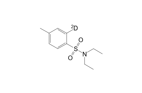 2-DEUTERO-N,N-DIETHYL-4-METHYL-BENZENESULFONAMIDE