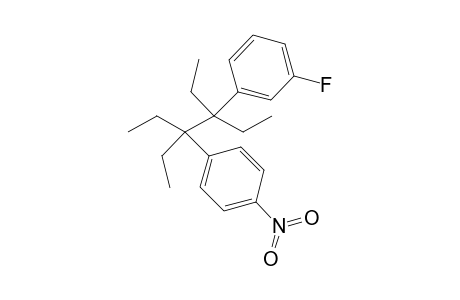 3,4-Diethyl-3-(4'-nitrophenyl)-4-(3"-fluorophenyl)hexane