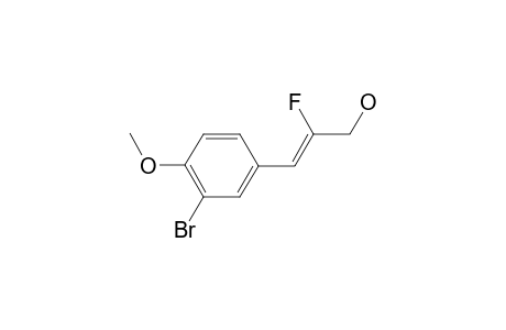 (2Z)-2-Fluoro-3-(3-bromo-4-methoxyphenyl)-2-propen-1-ol