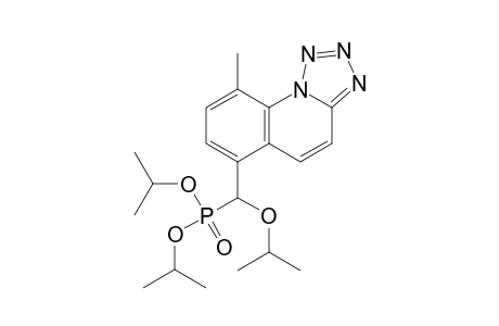 Diisopropyl [isopropoxy(9-methyltetrazolo[1,5-a]quinolin-6-yl)methyl] phosphonate