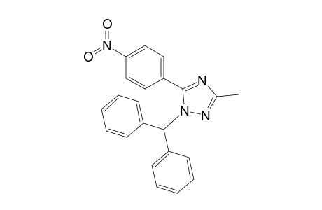 5-(4-NITROPHENYL)-1-BENZHYDRYL-3-METHYL-1H-1,2,4-TRIAZOLE