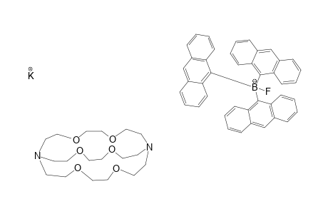 TRI-(9-ANTHRYL)-FLUOROBORATE-POTASSIUM-CRYPTAND-SALT