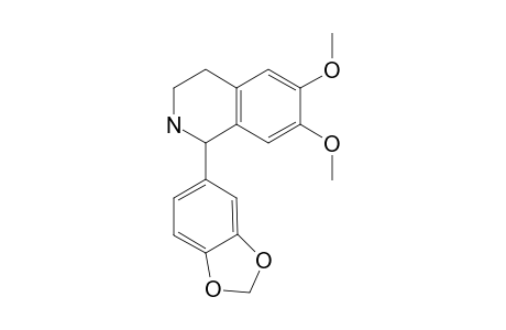 1-(3,4-Methylenedioxyphenyl)-6,7-dimethoxy-1,2,3,4-tetrahydroisoquinoline