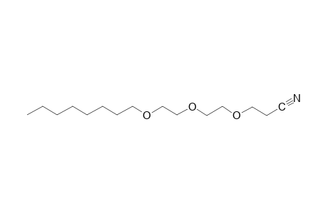 3-{2-[2-(Octyloxy)ethoxy]ethoxy}propionitrile