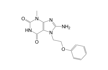 8-amino-3-methyl-7-(2-phenoxyethyl)-3,7-dihydro-1H-purine-2,6-dione