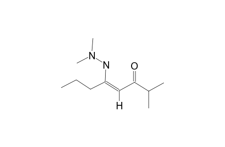 5-(N,N-DIMETHYLHYDRAZINO)-2-METHYL-4-OCTEN-2-ONE