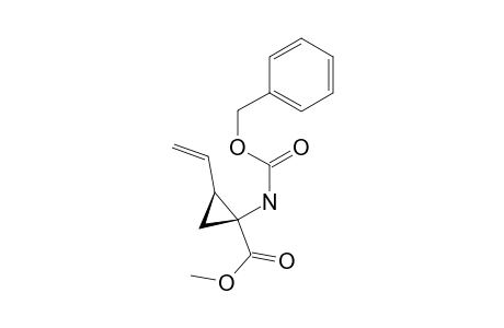 Methyl (1S,2S)-(+)-1-N-benzyloxycarbonylamino-2-vinylcyclopropanecarboxylate