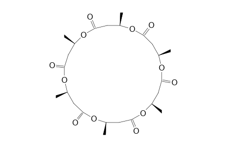 1,5,9,13,17,21-Hexaoxacyclotetracosane-2,6,10,14,18,22-hexone, 4,8,12,16,20,24-hexamethyl-, [4R-(4R*,8R*,12R*,16R*,20R*,24R*)]-