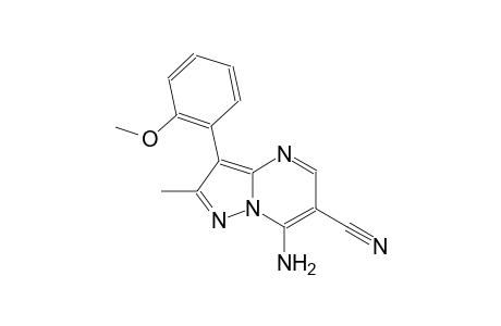 pyrazolo[1,5-a]pyrimidine-6-carbonitrile, 7-amino-3-(2-methoxyphenyl)-2-methyl-