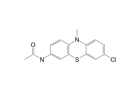 10-Methyl-3-chloro-7-acetamino-phenothiazine