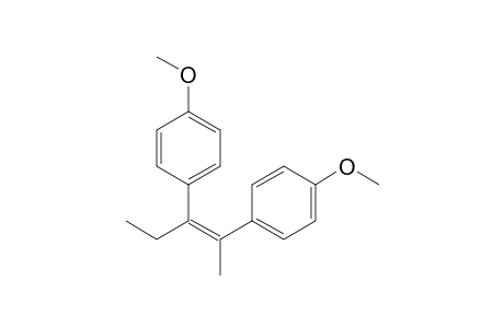 Benzene, 1,1'-(1-ethyl-2-methyl-1,2-ethenediyl)bis[4-methoxy-