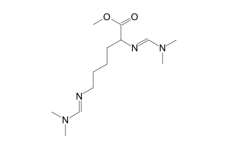 Methyl 6-([(E)-(dimethylamino)methylidene]amino)-2-([(Z)-(dimethylamino)methylidene]amino)hexanoate