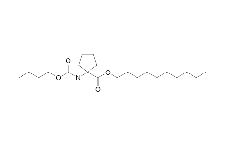 1-Aminocyclopentanecarboxylic acid, N-butoxycarbonyl-, decyl ester