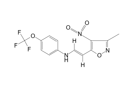 trans-3-METHYL-4-NITRO-5-[2-(alpha,alpha,alpha-TRIFLUORO-p-ANISIDINO)VINYL]ISOXAZOLE