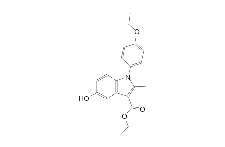 1H-indole-3-carboxylic acid, 1-(4-ethoxyphenyl)-5-hydroxy-2-methyl-, ethyl ester