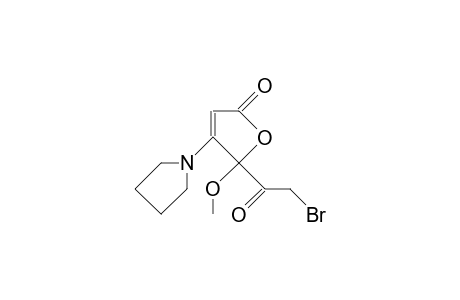 5-Bromoacetyl-5-methoxy-4-(pyrrolidin-1-yl)-furan-2(5H)-one