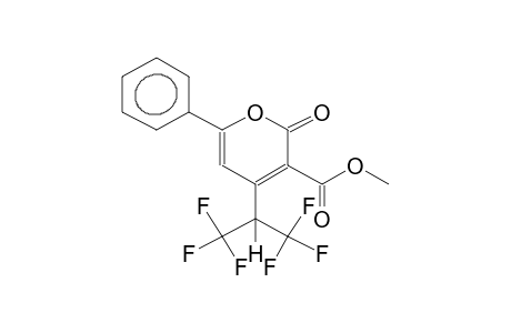 3-CARBOMETHOXY-4-HEXAFLUOROISOPROPYL-6-PHENYL-2H-PYRAN-2-ONE