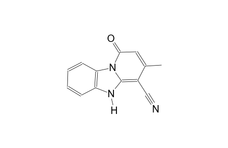 3-Methyl-1-oxo-1,5-dihydropyrido[1,2-a]benzimidazole-4-carbonitrile