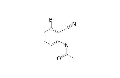 2-Amino-6-bromobenzonitrile, N-acetyl-