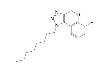 6-Fluoro-1-n-octyl-1,4-dihydrochromeno[4,3-d]-1,2,3-triazole