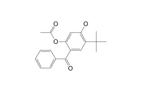 (5-Tert-butyl-2,4-dihydroxyphenyl)(phenyl)methanone, o-acetyl-