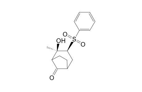 3.beta.-(Benzenesulfonyl)-2.beta.-hydroxy-2.alpha.-methylbicyclo[3.2.1]octan-8-one