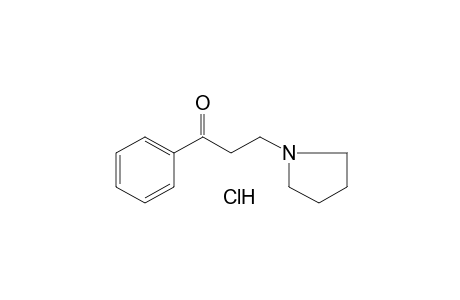 3-(1-PYRROLIDINYL)PROPIOPHENONE, HYDROCHLORIDE