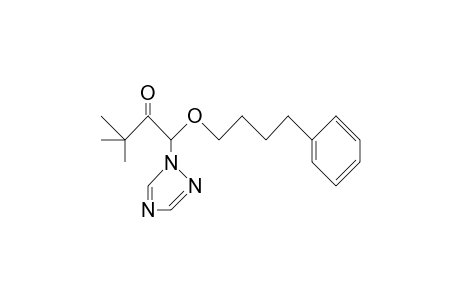 2-Butanone, 3,3-dimethyl-1-(4-phenylbutoxy)-1-(1H-1,2,4-triazol-1-yl)-