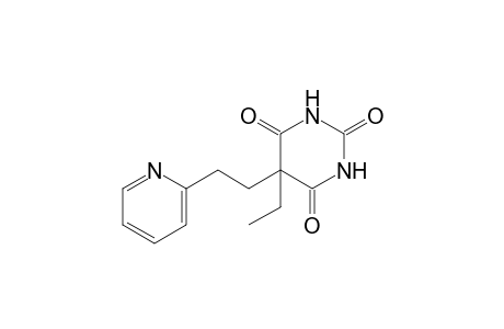 5-ethyl-5-[2-(2-pyridyl)ethyl]barbituric acid