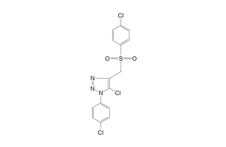 5-chloro-1-(p-chlorophenyl)-4-{[(p-chlorophenyl)sulfonyl]methyl}-1H-1,2,3-triazole