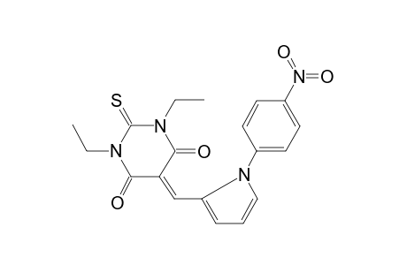 4,6(1H,5H)-pyrimidinedione, 1,3-diethyldihydro-5-[[1-(4-nitrophenyl)-1H-pyrrol-2-yl]methylene]-2-thioxo-