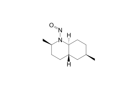 N-Nitroso-2.beta.,6.beta.-dimethyl-trans-decahydroquinoline