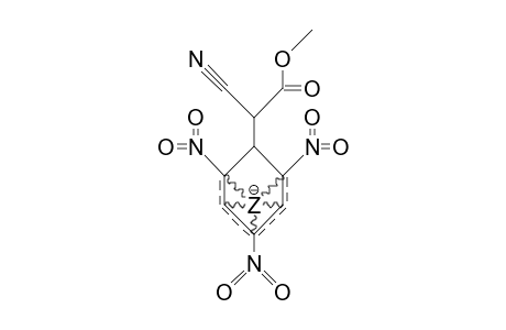 1-(Methyl 2-cyano-acetate-2-yl)-1,4,6-trinitro-cyclohexadienide anion