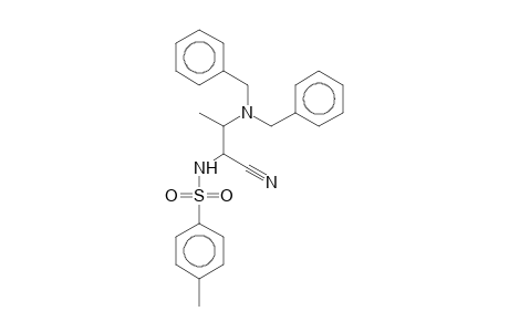 Butanenitrile, 3-(dibenzylamino)-2-(p-toluenesulfonylamino)-