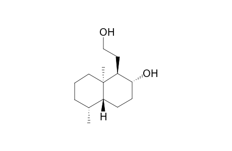 1-Naphthaleneethanol, decahydro-2-hydroxy-5,8a-dimethyl-, [1R-(1.alpha.,2.alpha.,4a.beta.,5.alpha.,8a.alpha.)]-