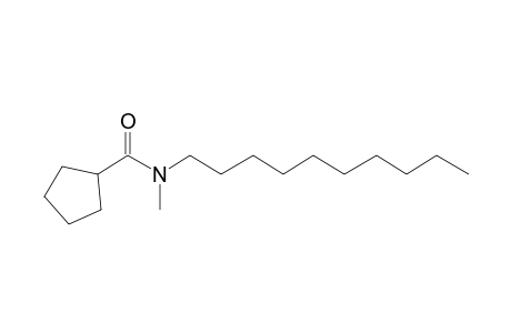 Cyclopentanecarboxamide, N-decyl-N-methyl-